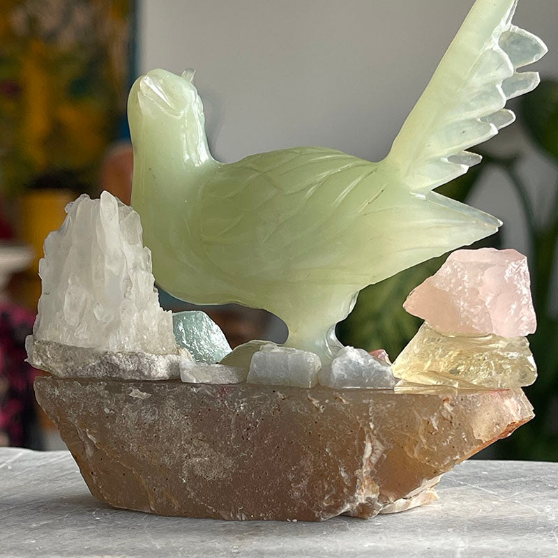 Jade Healing Bird