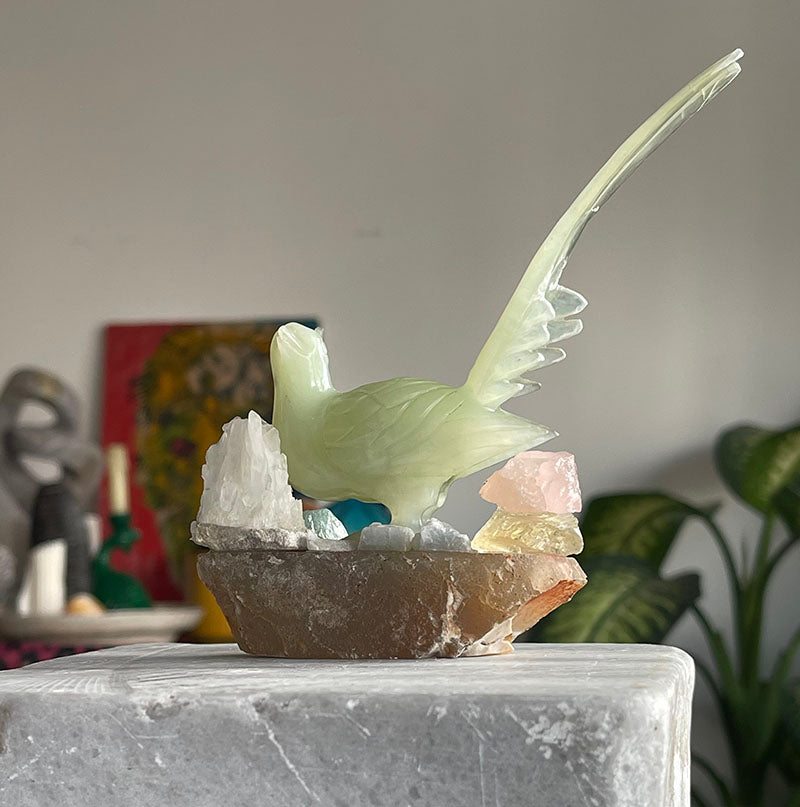 Jade Healing Bird